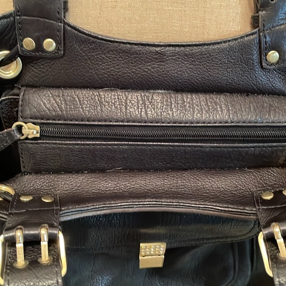 Adrienne Vittadini Black Slouch/Hobo Purse - Picture 12 of 12